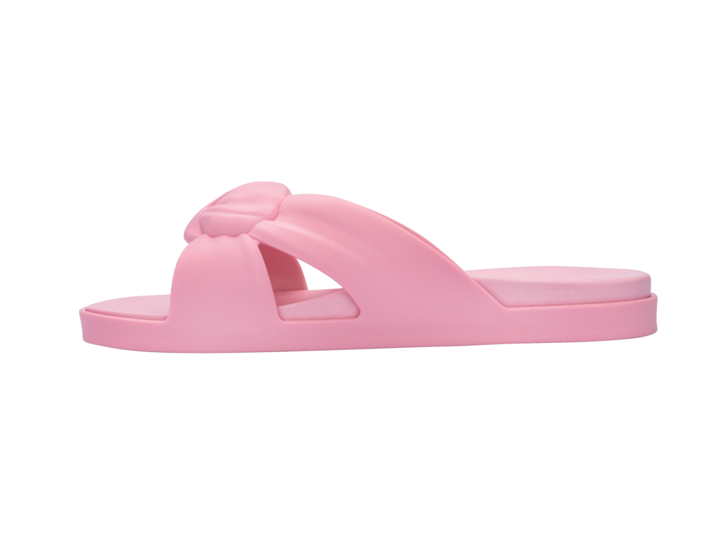 Melissa Plush Slide | Pink/Pink