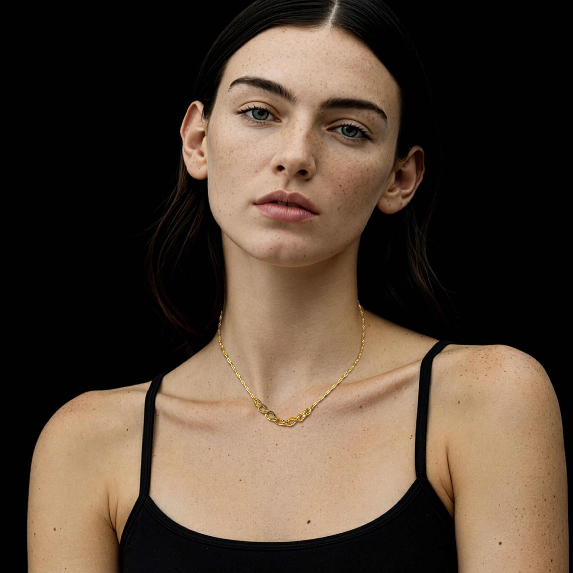 Loop Necklace | 18K Gold Plated on Sterling Silver
