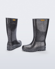 Melissa Welly | Black/Glitter Silver