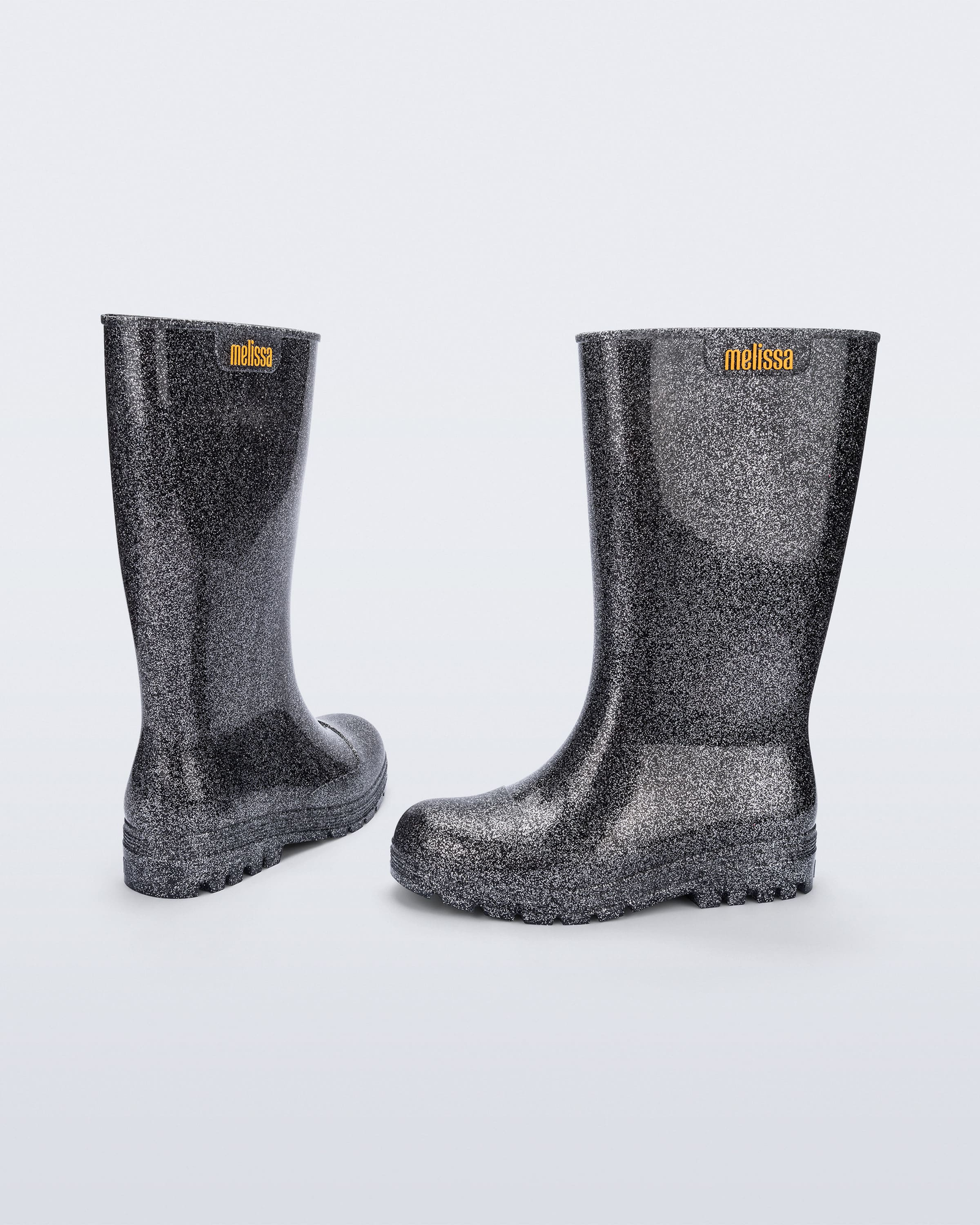 Melissa Welly | Black/Glitter Silver