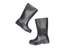 Melissa Welly | Black/Glitter Silver