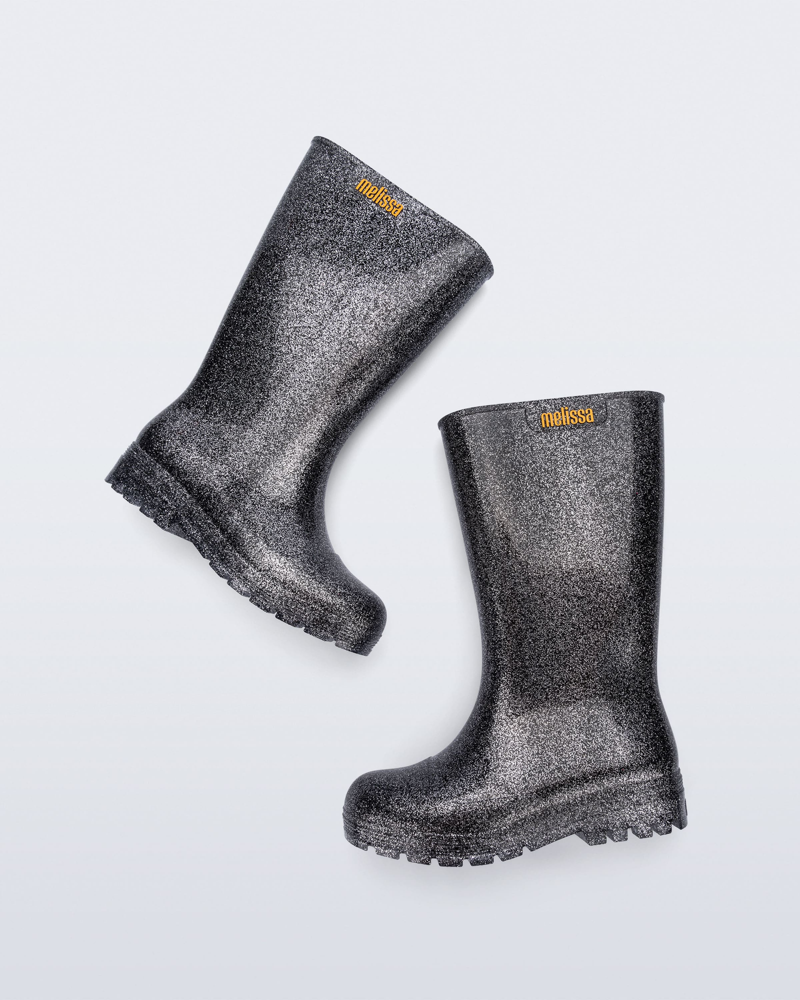Melissa Welly | Black/Glitter Silver