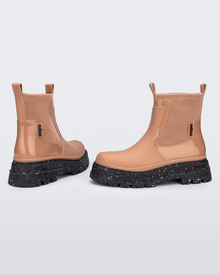 Melissa Drip Boot | Brown/Black
