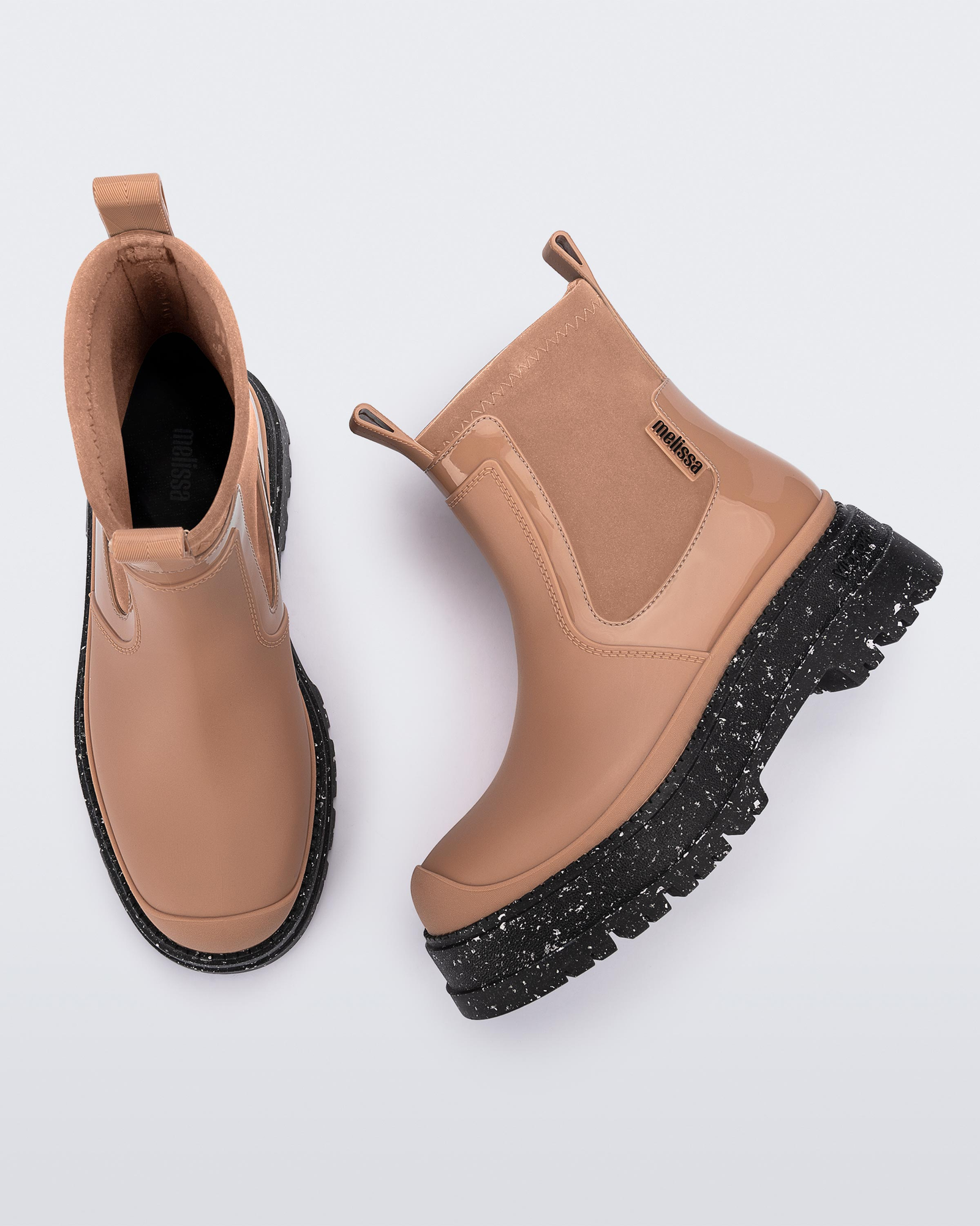 Melissa Drip Boot | Brown/Black