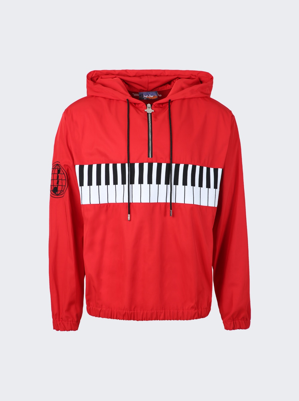 Men | Just Don | Half-zip Pullover Hoodie Red