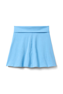 Women | Vintage Rolldown Short Skirt | Sky