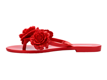 Harmonic Springtime Flip Flop | Red