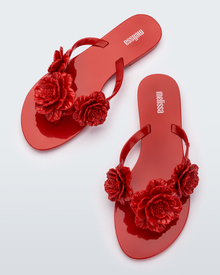 Womens | Harmonic Springtime Flip Flop | Red