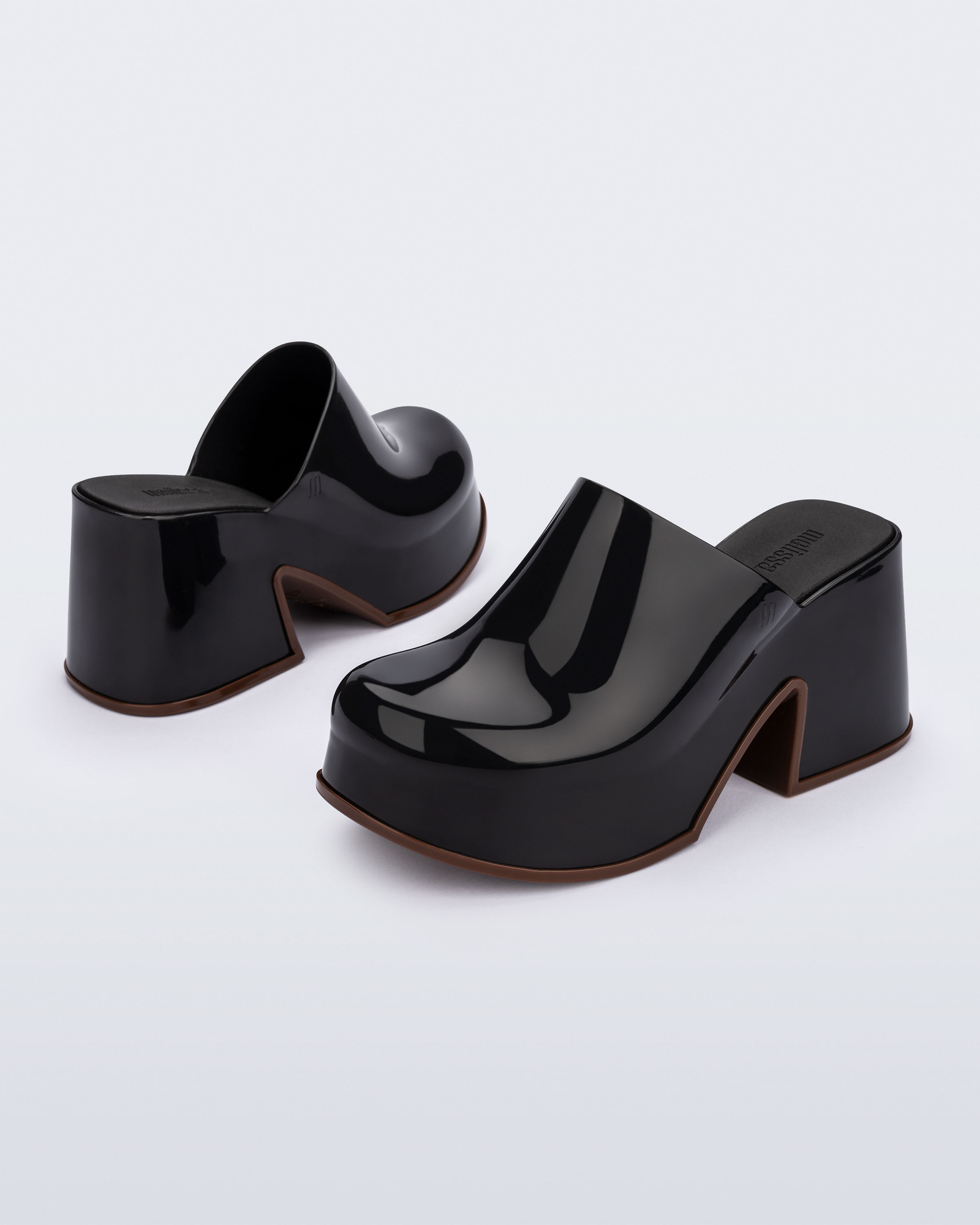Mia Heel | Black/Brown