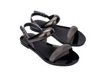 Eclipse Sandal | Black/Silver
