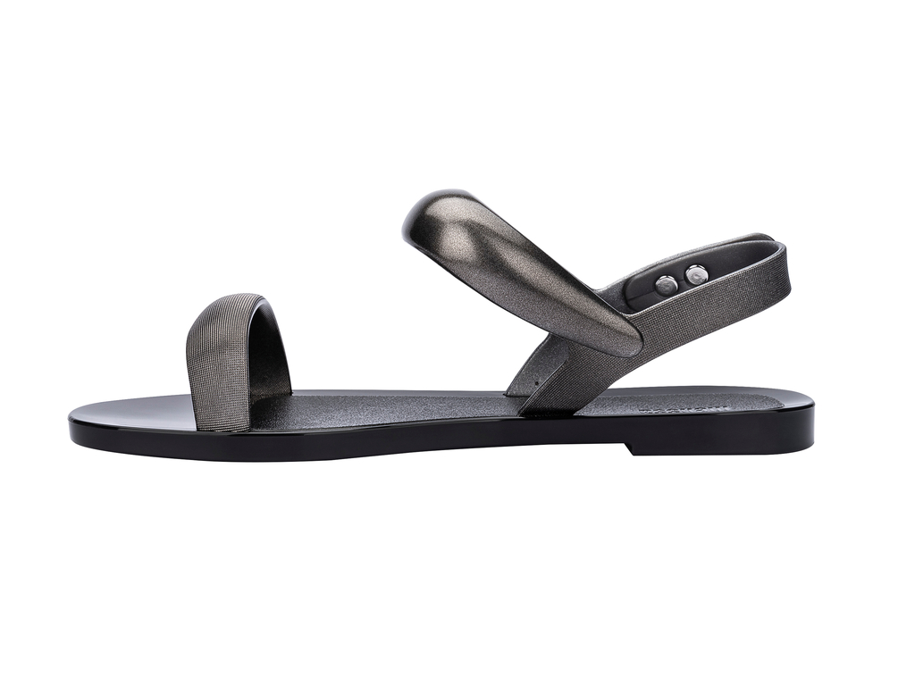 Eclipse Sandal | Black/Silver