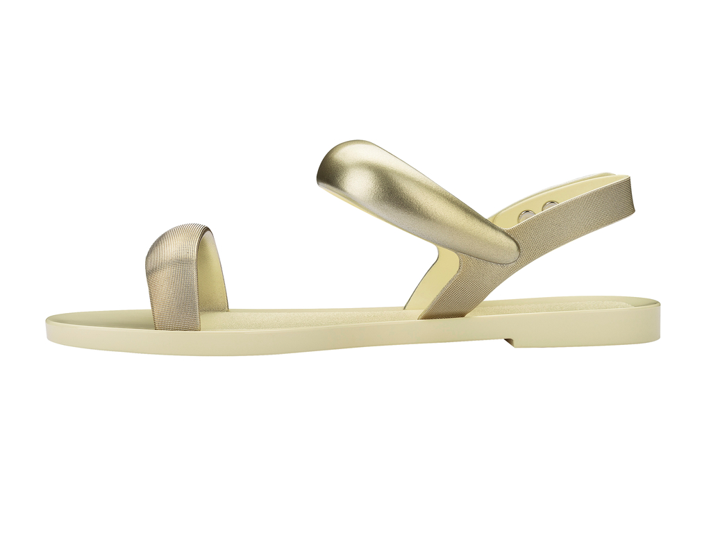 Eclipse Sandal | Beige/Gold
