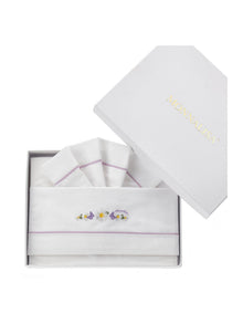 Girls | Daisy Sheet Set | White/Wisteria