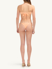 Mia String Bikini Bottom | Peach