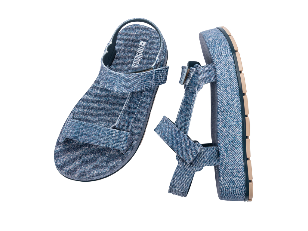 Melissa Flowing Platform Denim | Jeans Blue