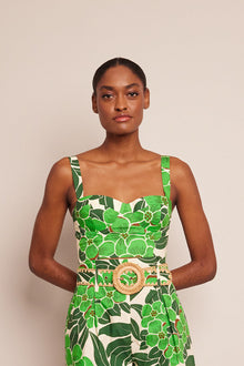 Claudine Top | Palm Beach Green