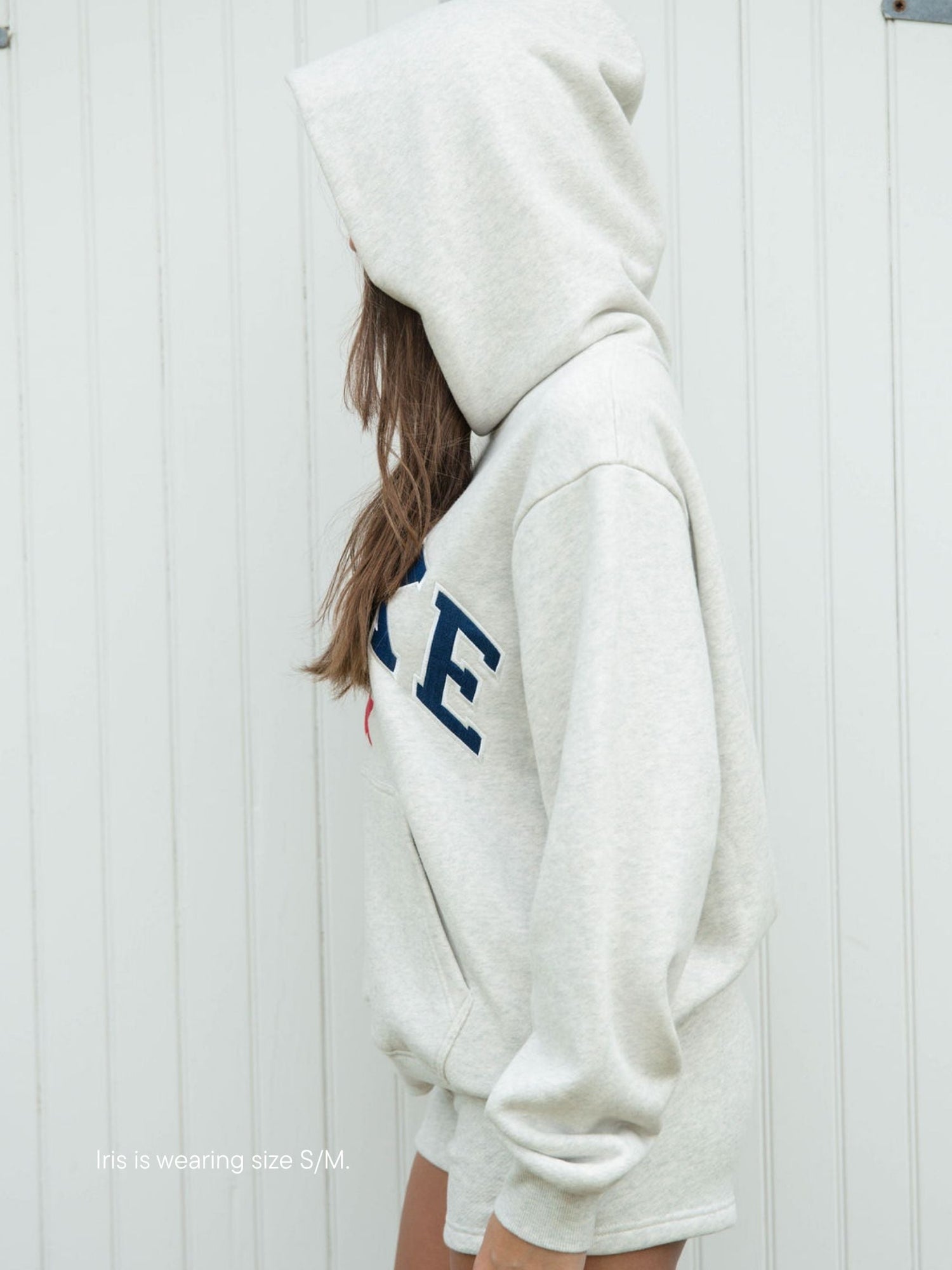 heather grey + navy