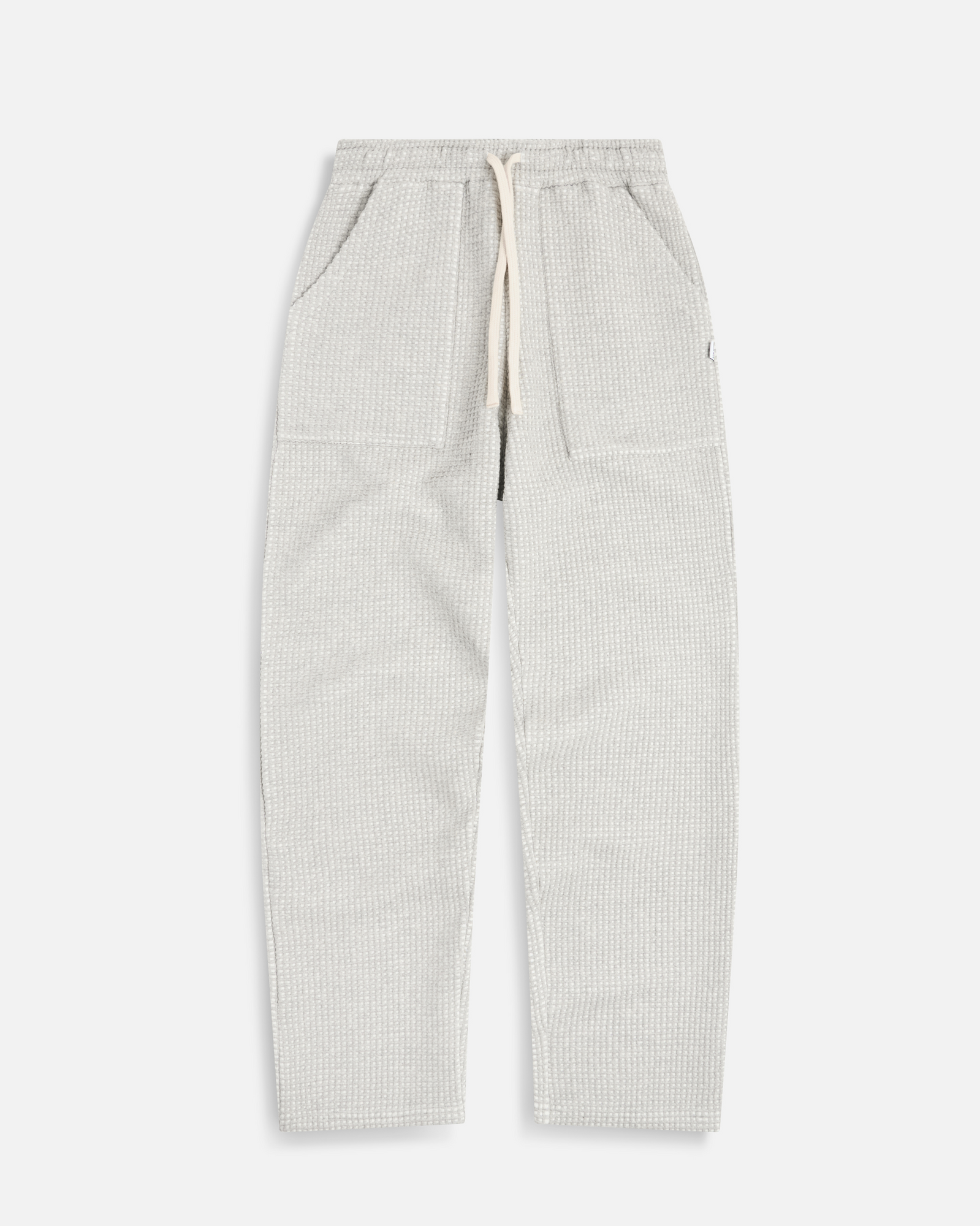 Waffle Knit Pants | Heather Grey