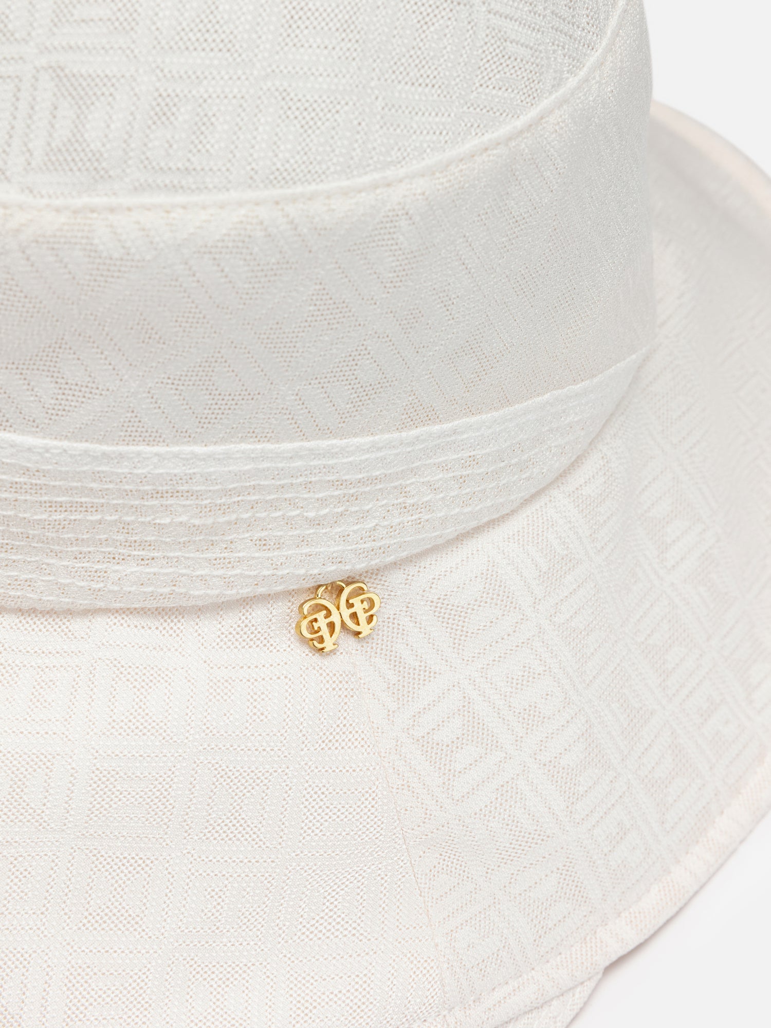 Silk Flower Sun Hat | White
