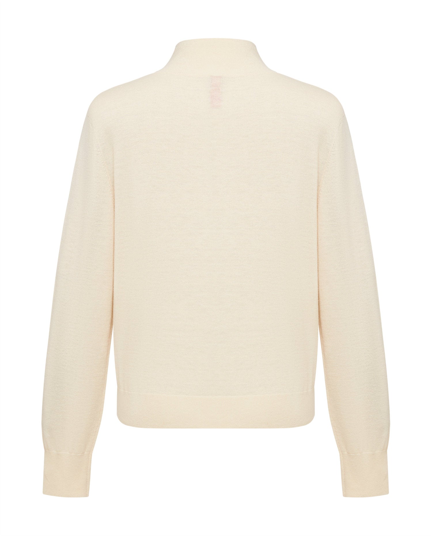 Wool Cashmere Knitted Cardigan | Beige