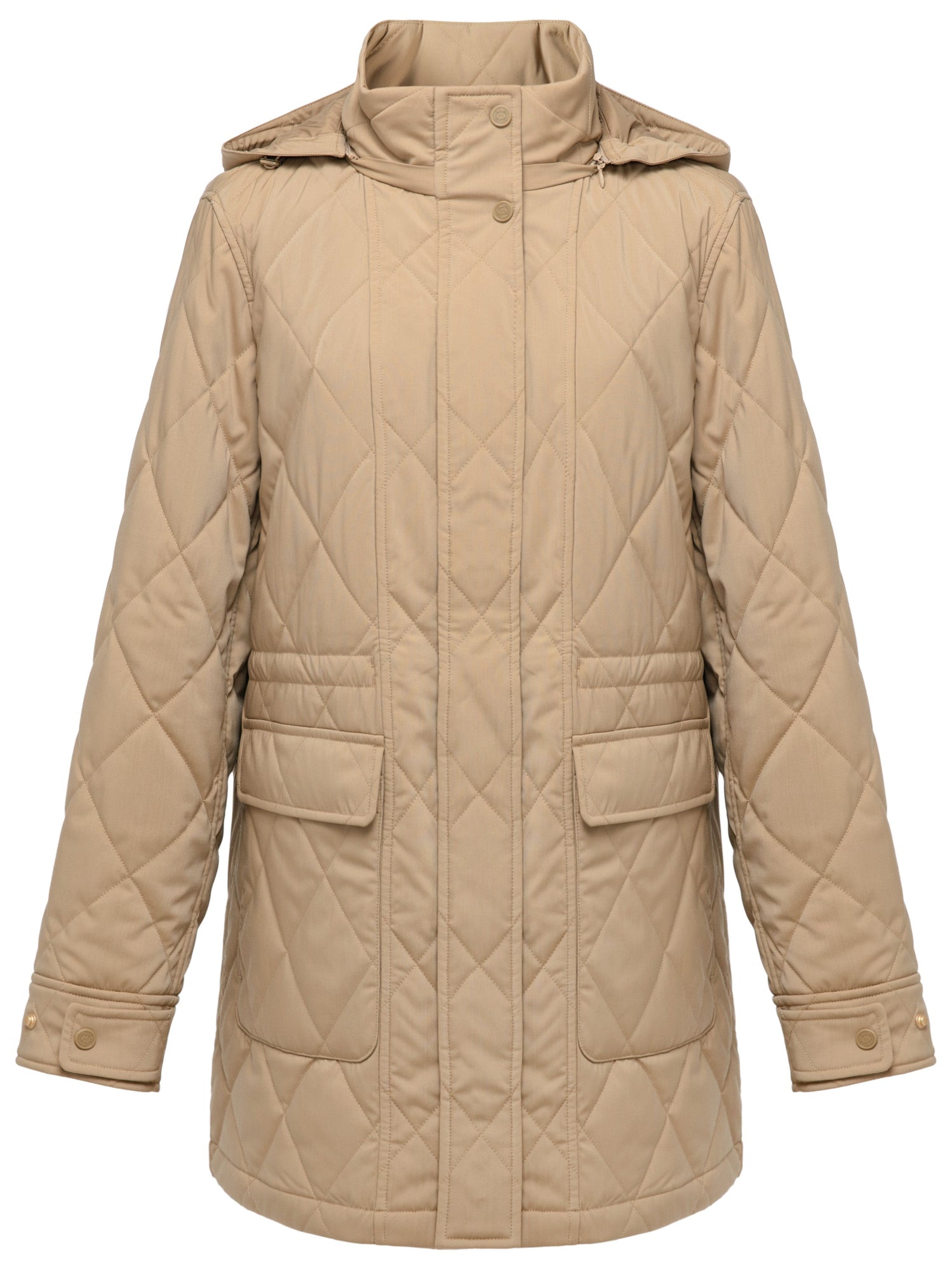 Wool Cotton Jacket | Khaki