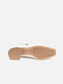 Pointed Toe Heels | White