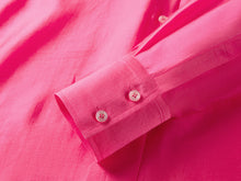 Loose Straight Large Version Shirt | Rose Red