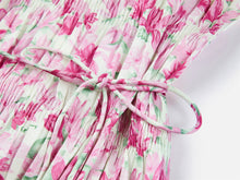 Pleated Slip Dress | Rose Red