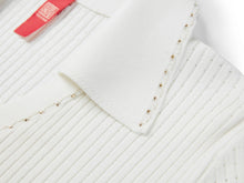 Silk Blend Knit Cardigan | White