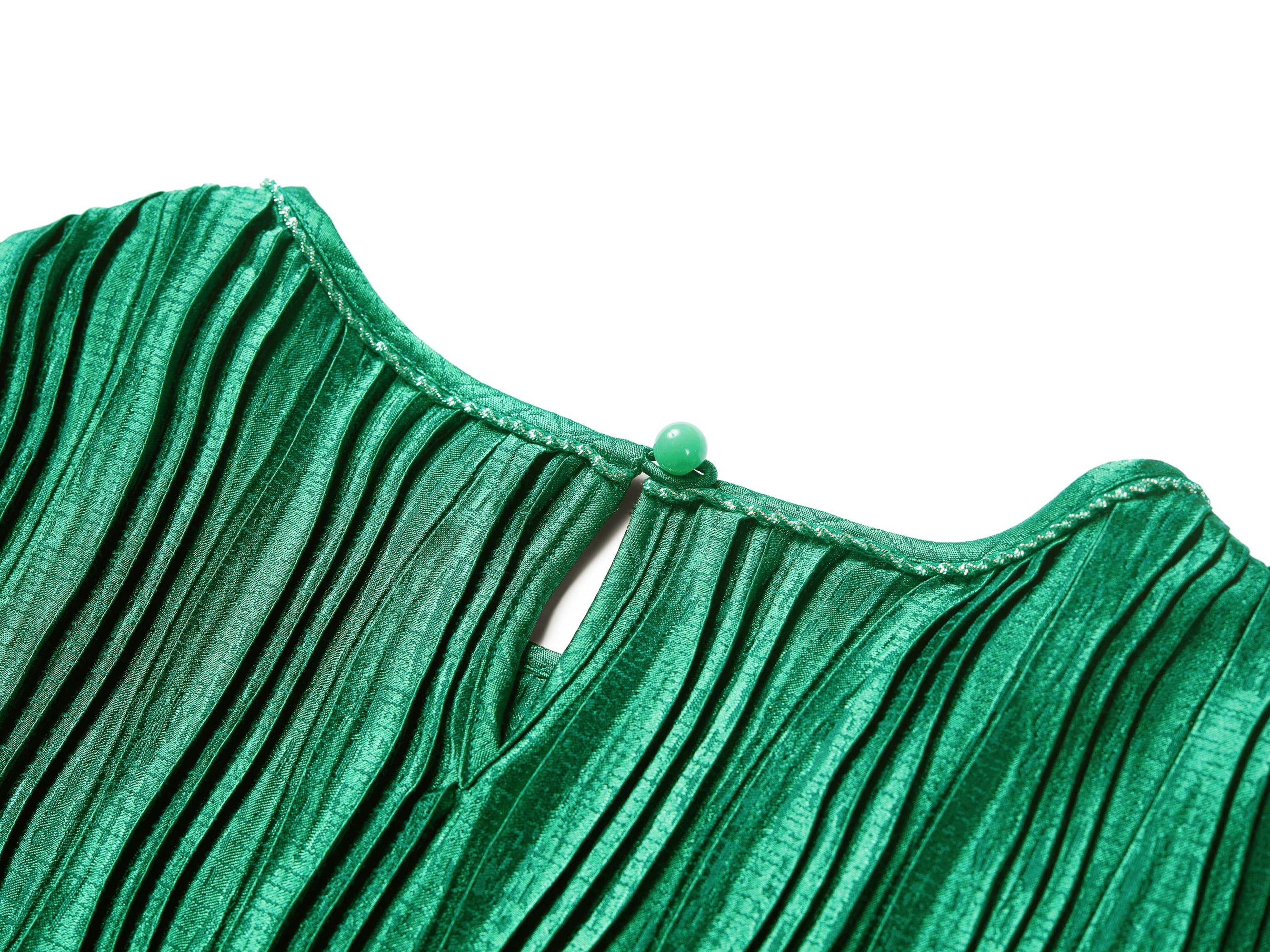 Pleated Top | Green
