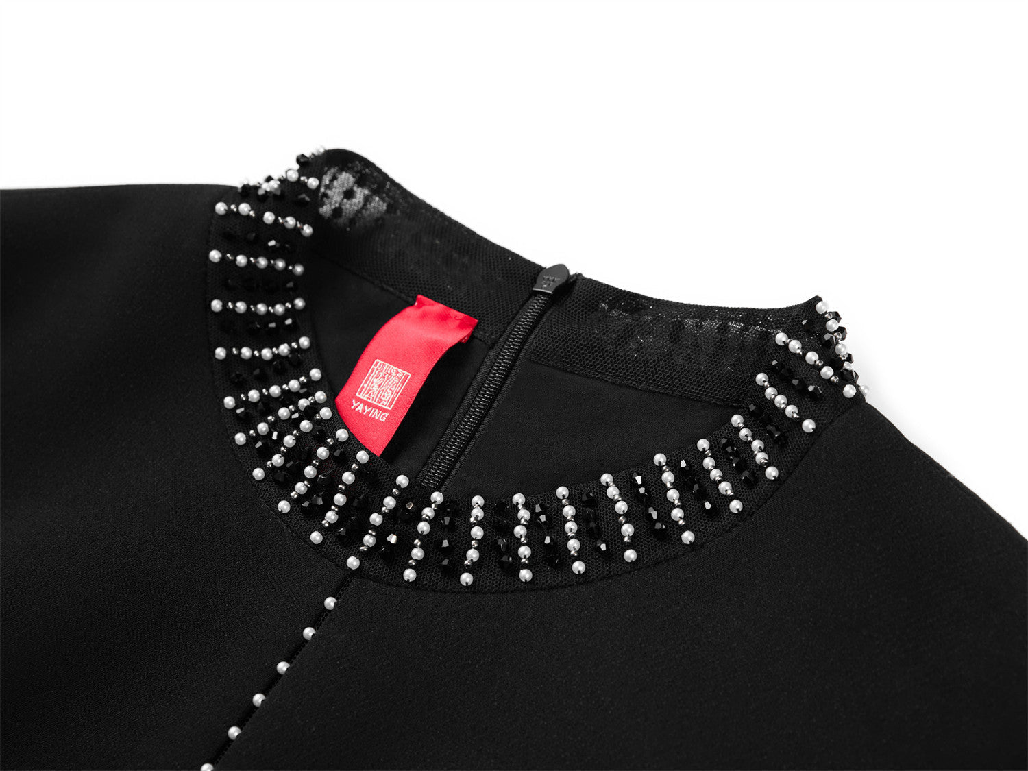 Waist-Fitted Dress | Black