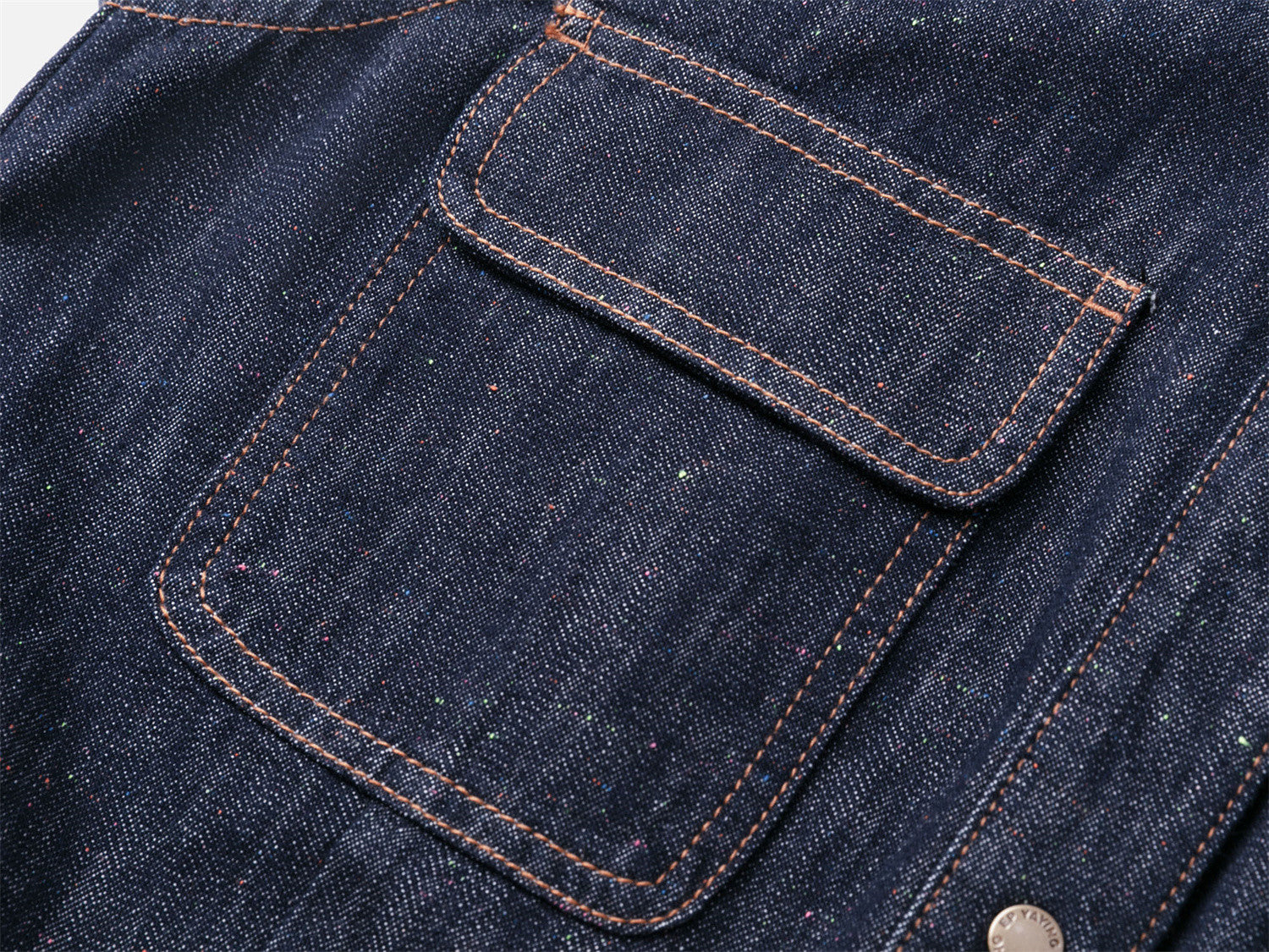 Designer Denim Vest | Navy