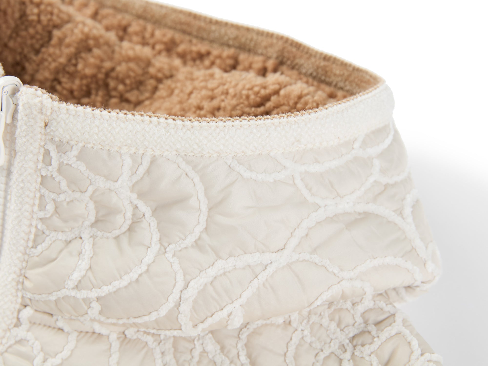 Waist-Defining Cotton Jacket | Beige