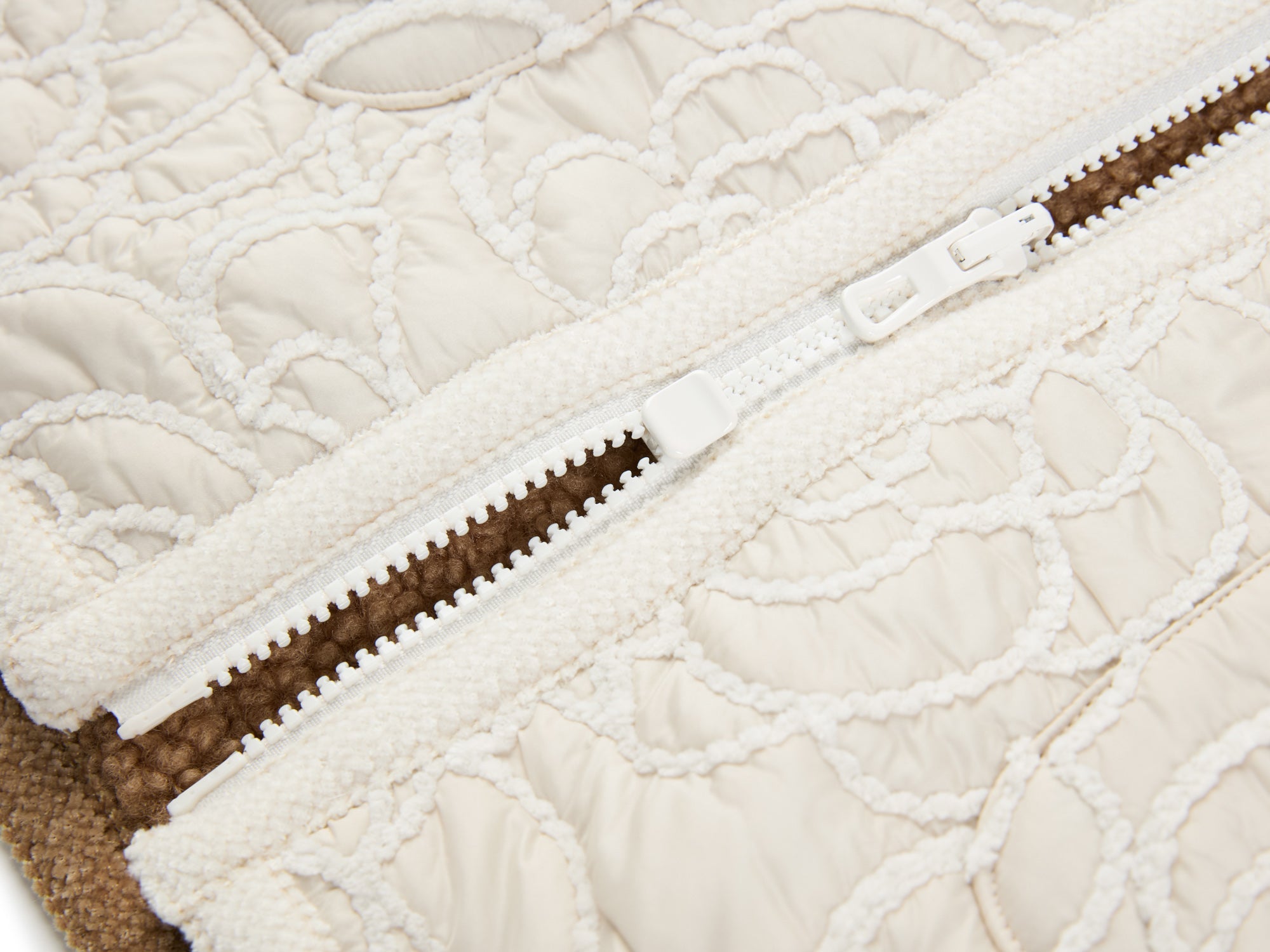 Waist-Defining Cotton Jacket | Beige