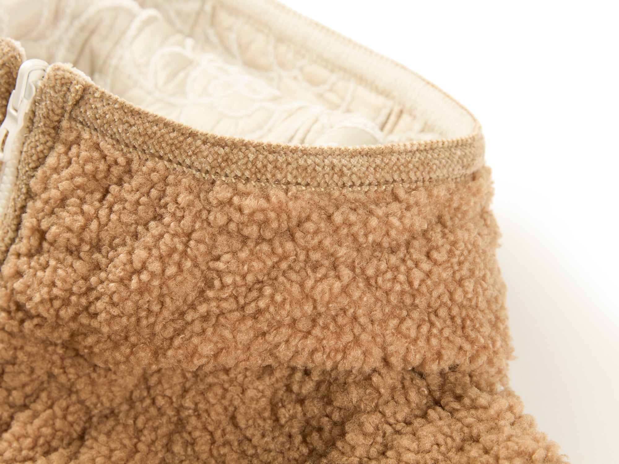 Waist-Defining Cotton Jacket | Beige
