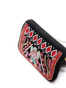 Chain Bag - Small | Black/Brown Multi