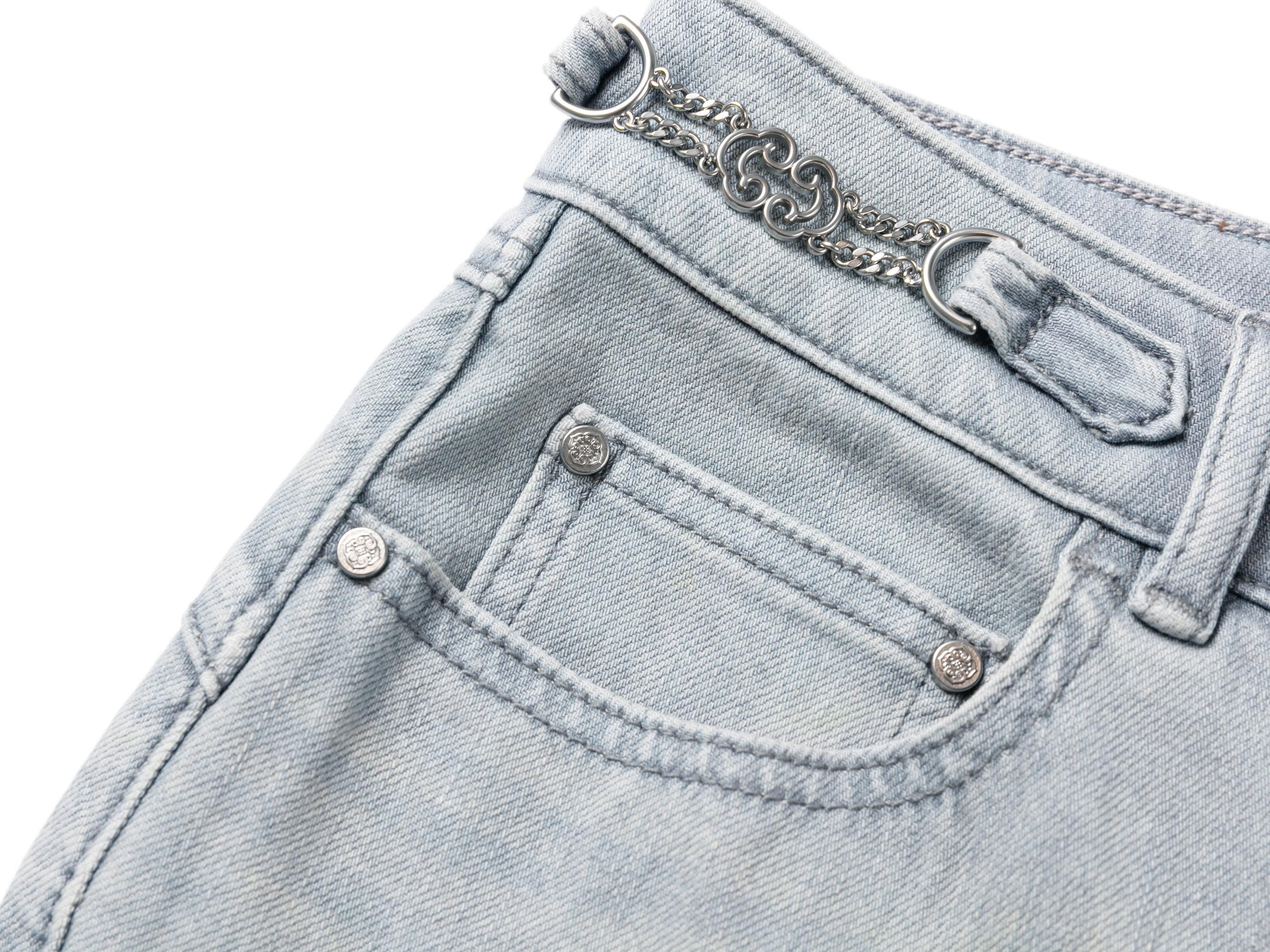 Light Wash Slim Jeans | Grey