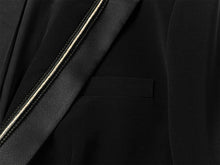 Triacetate Suit Jacket | Black
