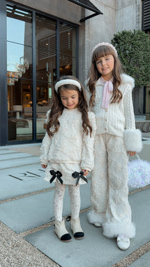 Girl | Ava Flower Headband | Ivory