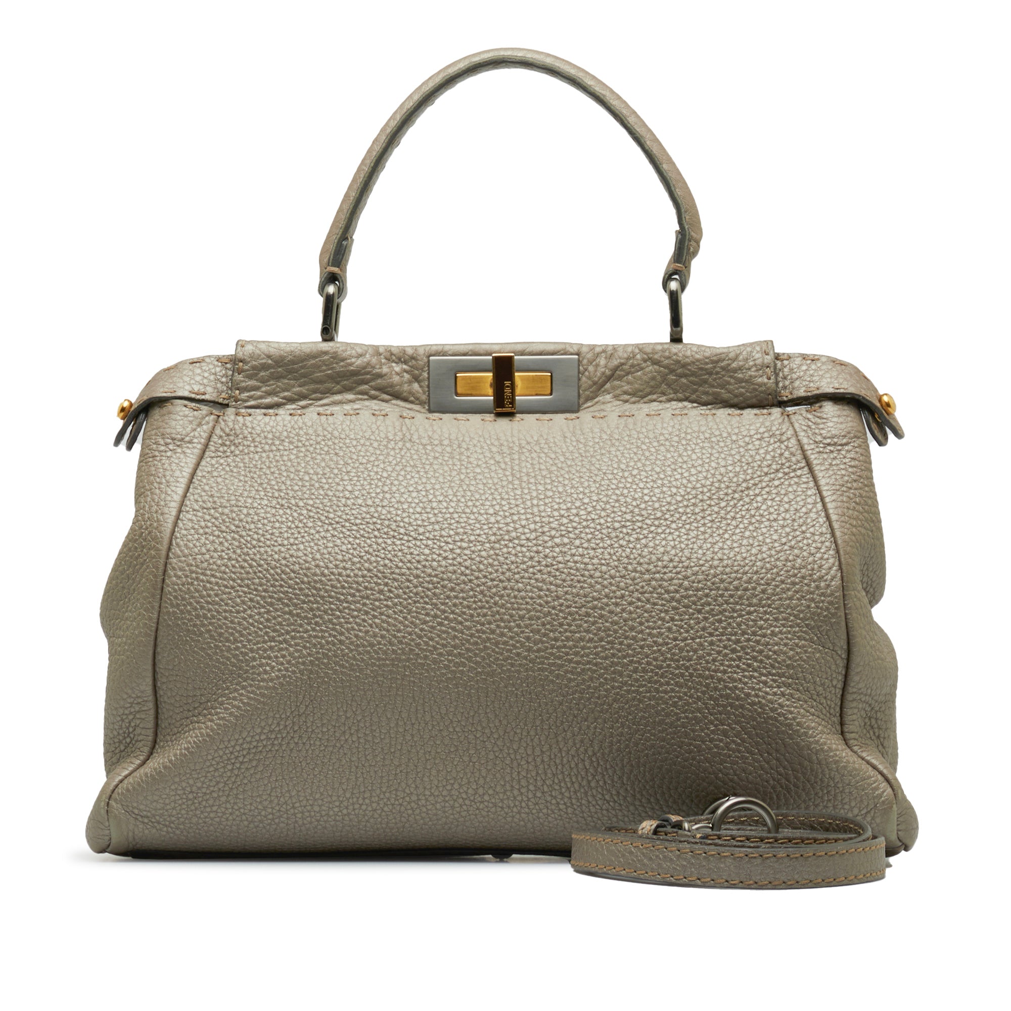 Fendi Pre-Owned Medium Selleria Peekaboo | Women | Silver