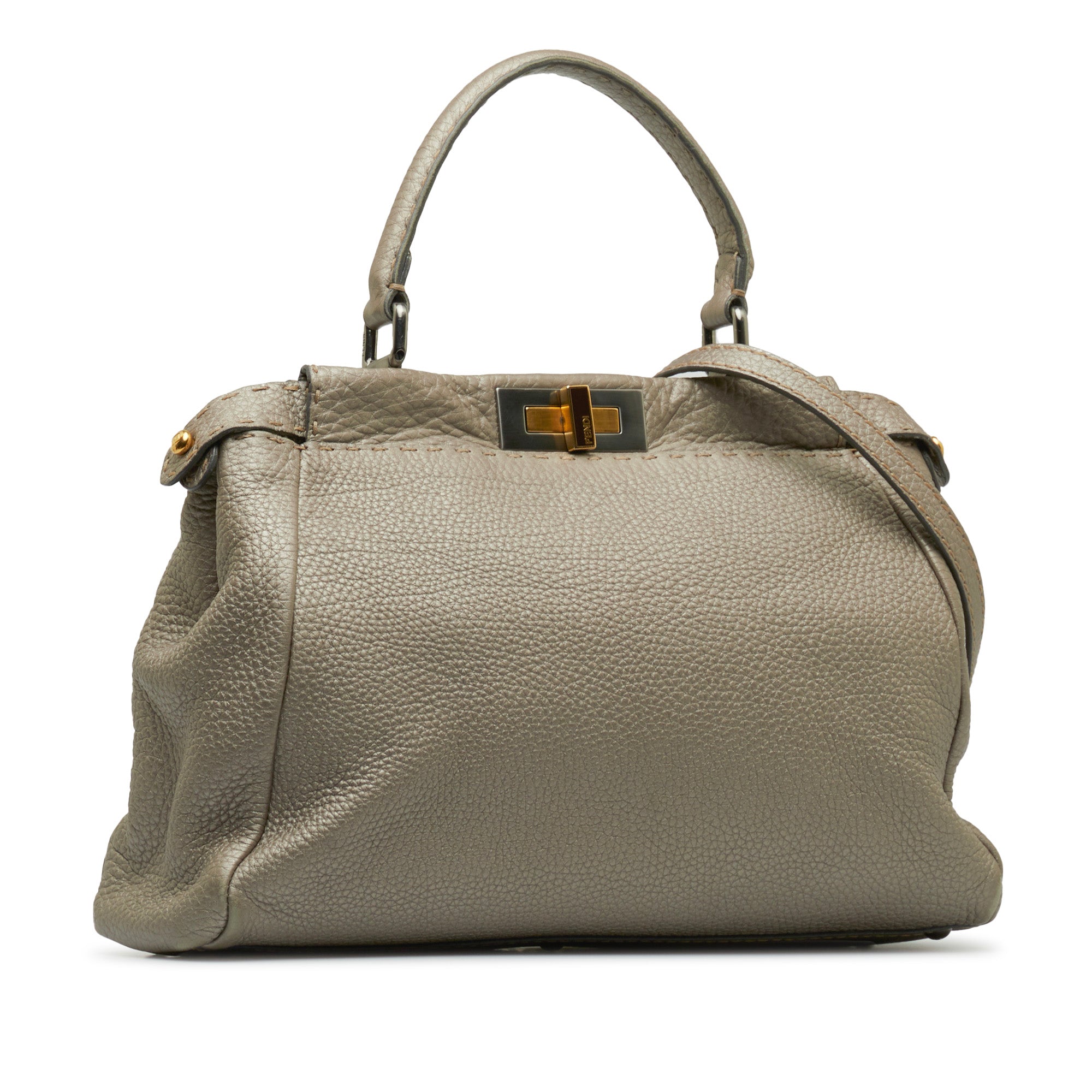 Fendi Pre-Owned Medium Selleria Peekaboo | Women | Silver