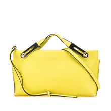 Loewe | Pre-Owned Small Leather Missy Satchel | Yellow/Neon Yellow