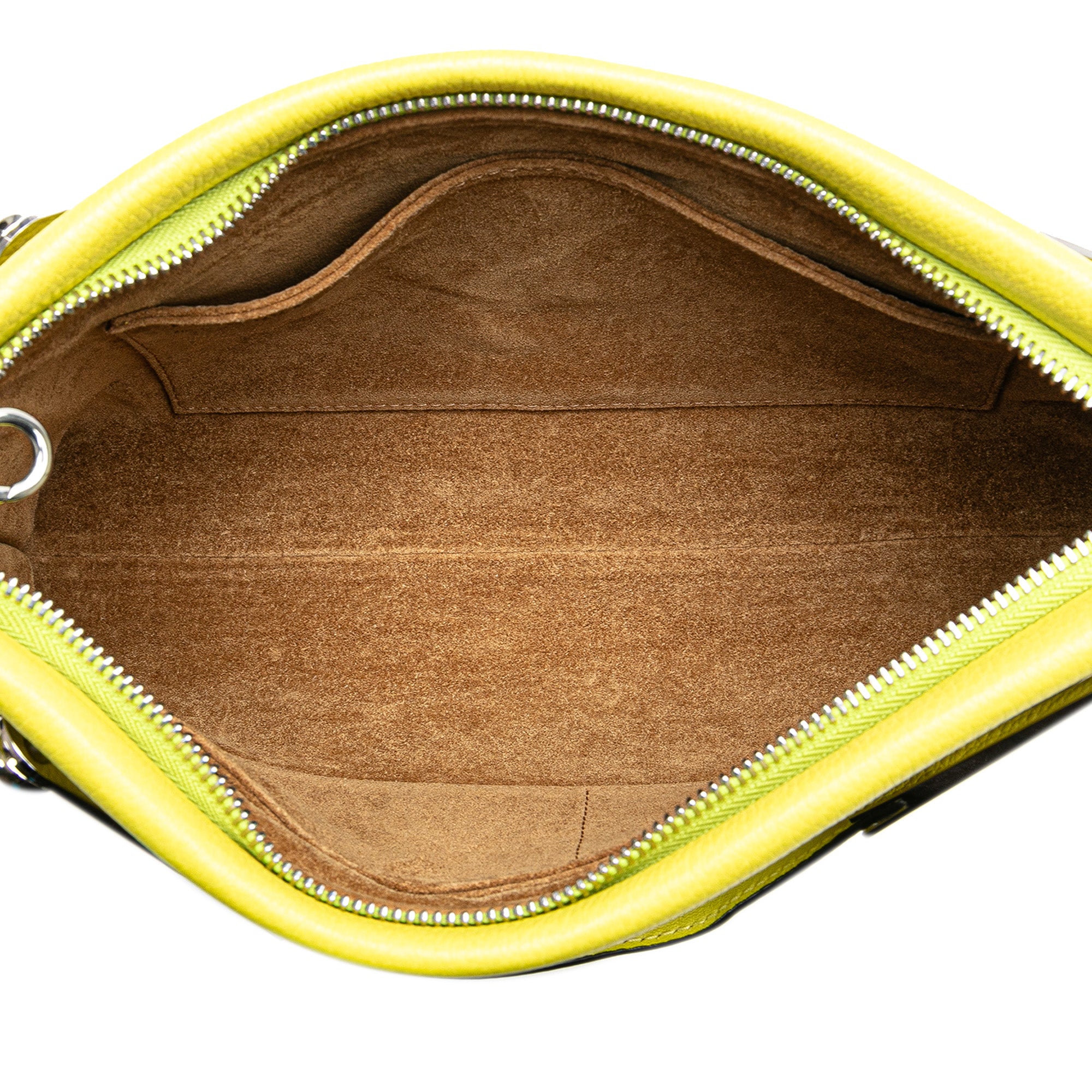 Loewe | Pre-Owned Small Leather Missy Satchel | Yellow/Neon Yellow