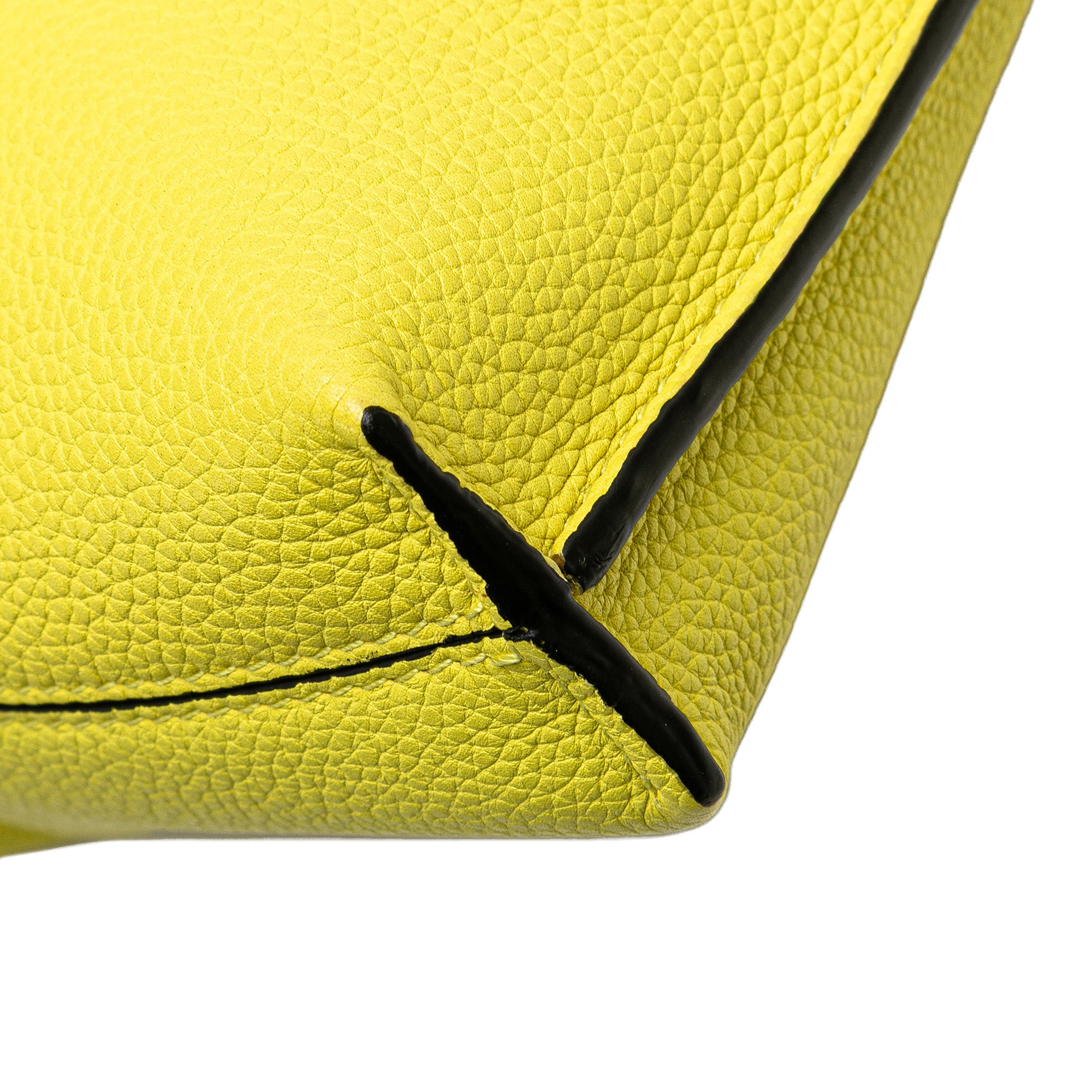 Loewe | Pre-Owned Small Leather Missy Satchel | Yellow/Neon Yellow