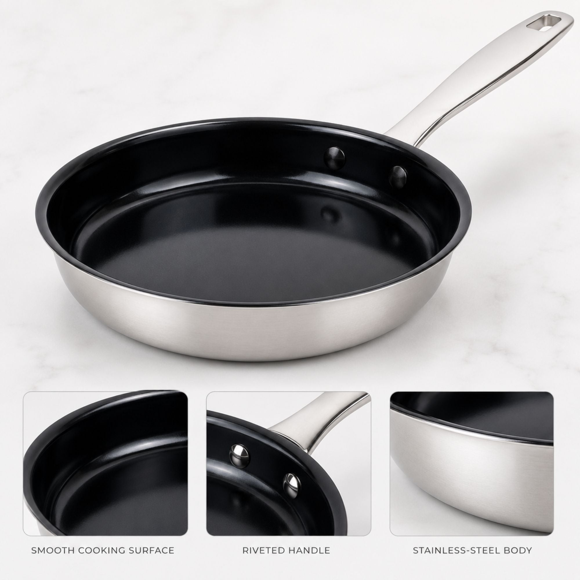 Frying Pan | Black/Silver