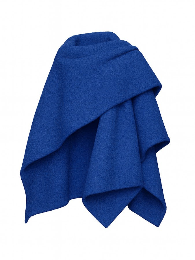 Wrap Cape | Solid Blue