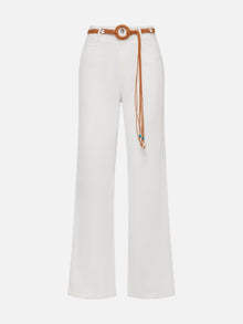 Micro Flare Slimming Jeans | White