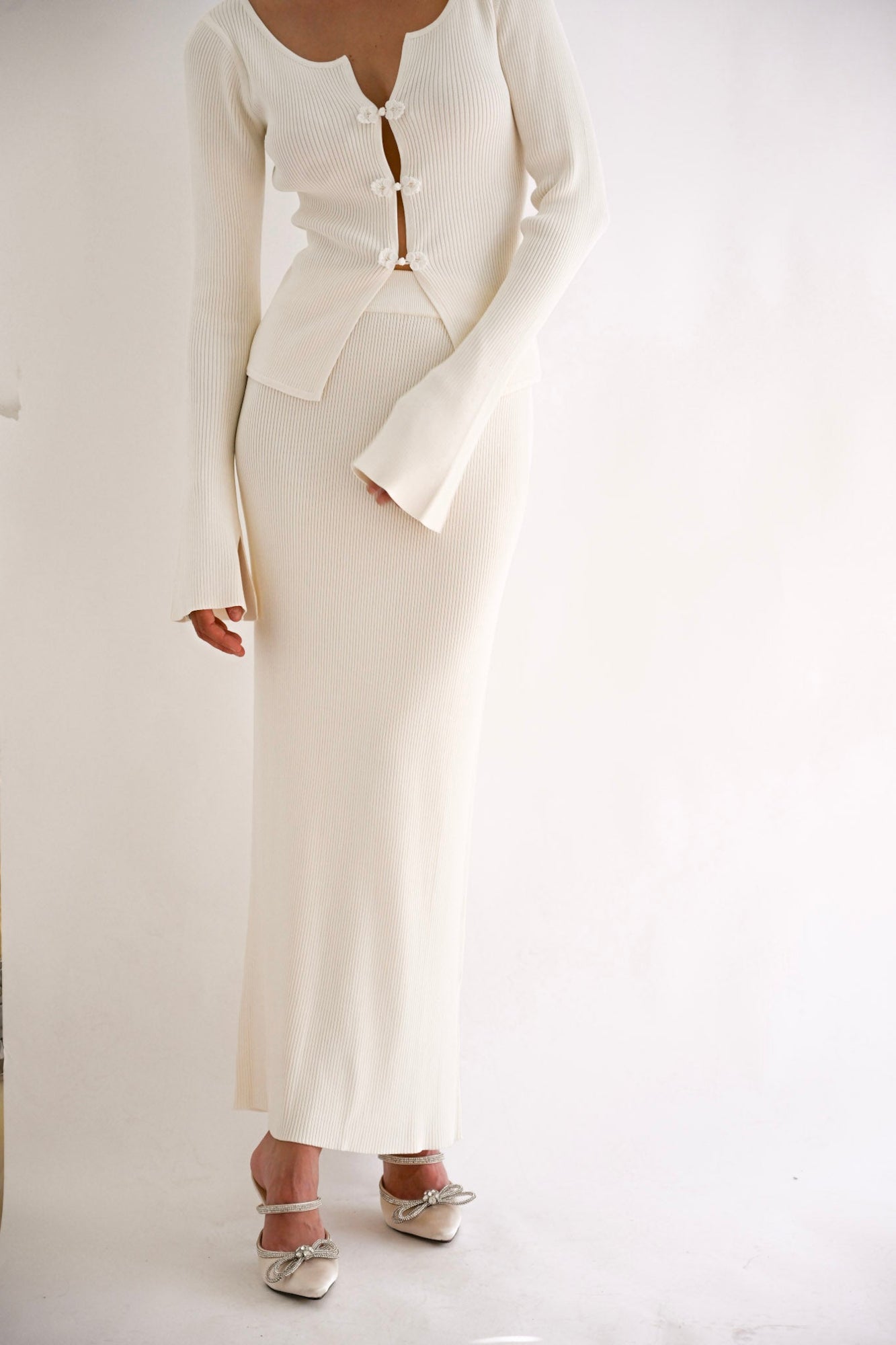 Seyla Maxi Skirt | Ivory