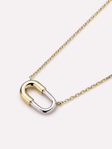 Blake Mini Pendant | 14K Gold on Brass/Rhodium on Brass