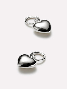 Rhodium Plated Hearts Love Silver Earring Charms For Women Ana Luisa Heart Charms Silver